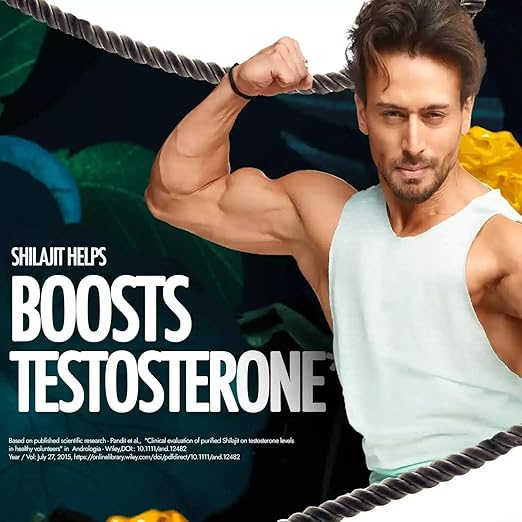 Kapiva Shilajit Gold Resin | Boost Muscle Growth & Stamina | Contains 24 Carat Gold+Silver| 20 Gram.