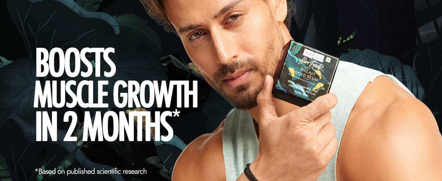 Kapiva Shilajit Gold Resin | Boost Muscle Growth & Stamina | Contains 24 Carat Gold+Silver| 20 Gram.